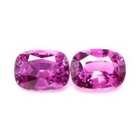 1.77 Ct.Tw.Total Carat Weight Pink Sapphire Pair from Ceylon (Sri Lanka) Video