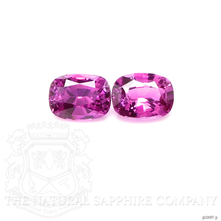 1.77 Ct.Tw. Pink Sapphire Pair from Ceylon (Sri Lanka)