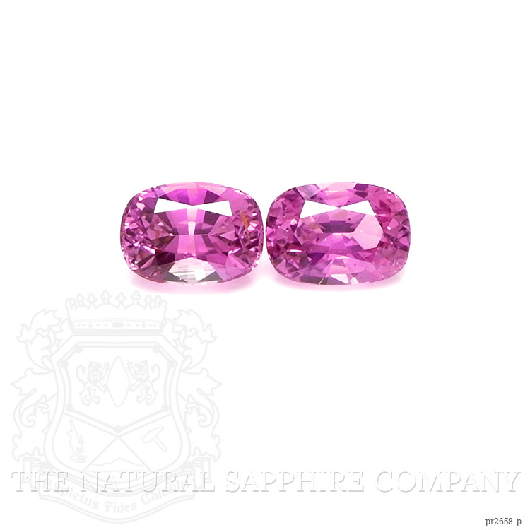 2.16 Ct.Tw. Pink Sapphire Pair from Ceylon (Sri Lanka)