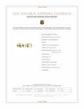 1.49&nbsp;Ct.Tw.Total Carat Weight Yellow Sapphire Pair from Ceylon (Sri Lanka) Scan Report