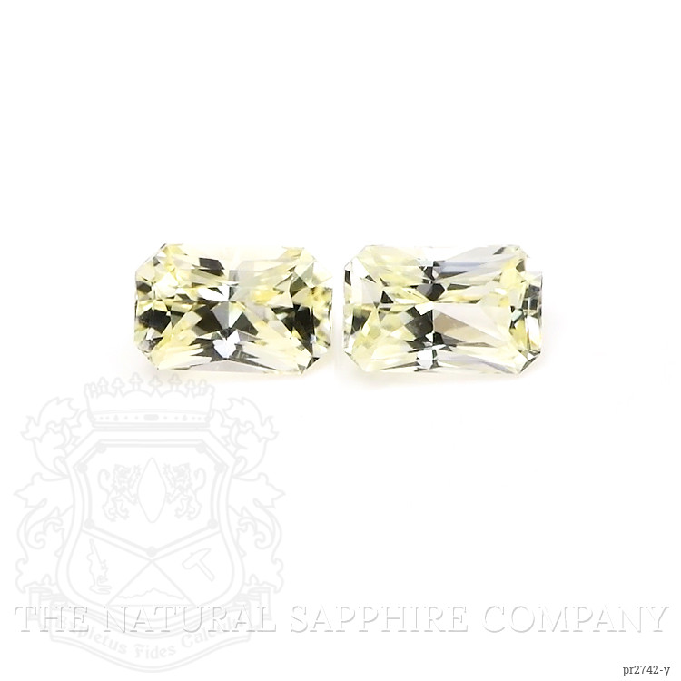 1.49 Ct.Tw. Yellow Sapphire Pair from Ceylon (Sri Lanka)