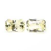 1.45&nbsp;Ct.Tw.Total Carat Weight Yellow Sapphire Pair from Ceylon (Sri Lanka) Video