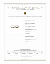1.16&nbsp;Ct.Tw.Total Carat Weight Peach Sapphire Pair from Ceylon (Sri Lanka) Scan Report