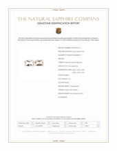 1.16 Ct.Tw.Total Carat Weight Peach Sapphire Pair from Ceylon (Sri Lanka) Scan Report