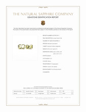 1.40 Ct.Tw.Total Carat Weight Yellow Sapphire Pair from Ceylon (Sri Lanka) Scan Report
