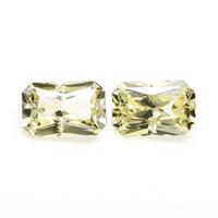 1.40 Ct.Tw.Total Carat Weight Yellow Sapphire Pair from Ceylon (Sri Lanka) Video
