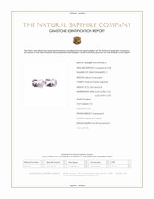 1.29&nbsp;Ct.Tw.Total Carat Weight Purple Sapphire Pair from Ceylon (Sri Lanka) Scan Report