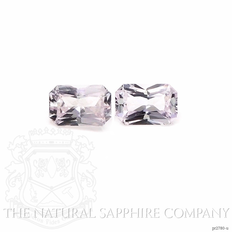 1.29 Ct.Tw. Purple Sapphire Pair from Ceylon (Sri Lanka)