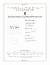 1.16 Ct.Tw.Total Carat Weight Peach Sapphire Pair from Ceylon (Sri Lanka) Scan Report