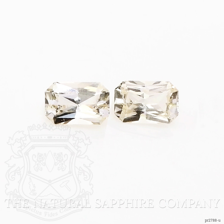 1.16 Ct.Tw. Peach Sapphire Pair from Ceylon (Sri Lanka)