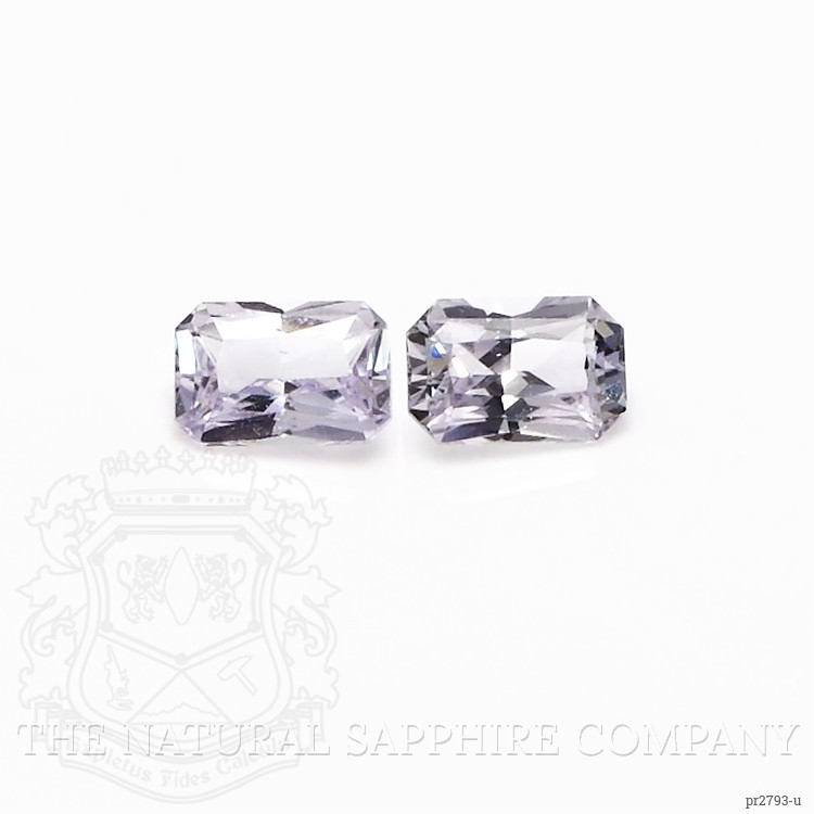 1.35 Ct.Tw. Purple Sapphire Pair from Ceylon (Sri Lanka)
