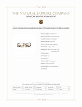 1.34&nbsp;Ct.Tw.Total Carat Weight Peach Sapphire Pair from Ceylon (Sri Lanka) Scan Report