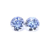 0.60 Ct.Tw.Total Carat Weight Sapphire Pair from Ceylon (Sri Lanka) Video