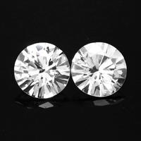 1.81&nbsp;Ct.Tw.Total Carat Weight White Sapphire Pair from Ceylon (Sri Lanka) Video