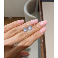 5.92&nbsp;Ct.Tw.Total Carat Weight White Star Sapphire Pair from Ceylon (Sri Lanka) Life Style