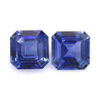2.00 Ct.Tw.Total Carat Weight Blue Sapphire Pair from Ceylon (Sri Lanka) Video