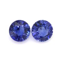 3.37 Ct.Tw.Total Carat Weight Sapphire Pair from Ceylon (Sri Lanka) Video