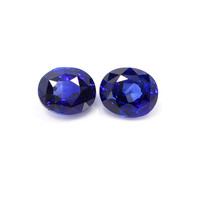 2.40 Ct.Tw.Total Carat Weight Sapphire Pair from Ceylon (Sri Lanka) Video