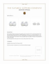 5.52&nbsp;Ct.Tw.Total Carat Weight Grey Star Sapphire Pair from Ceylon (Sri Lanka) Appraisal