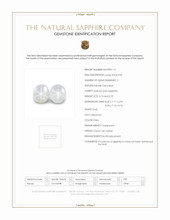 5.52 Ct.Tw.Total Carat Weight Grey Star Sapphire Pair from Ceylon (Sri Lanka) Scan Report