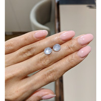 5.52&nbsp;Ct.Tw.Total Carat Weight Grey Star Sapphire Pair from Ceylon (Sri Lanka) Life Style