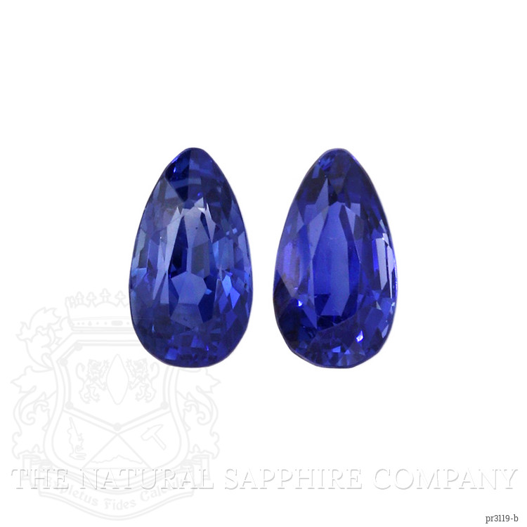 5.71 Ct.Tw. Blue Sapphire Pair from Ceylon (Sri Lanka)