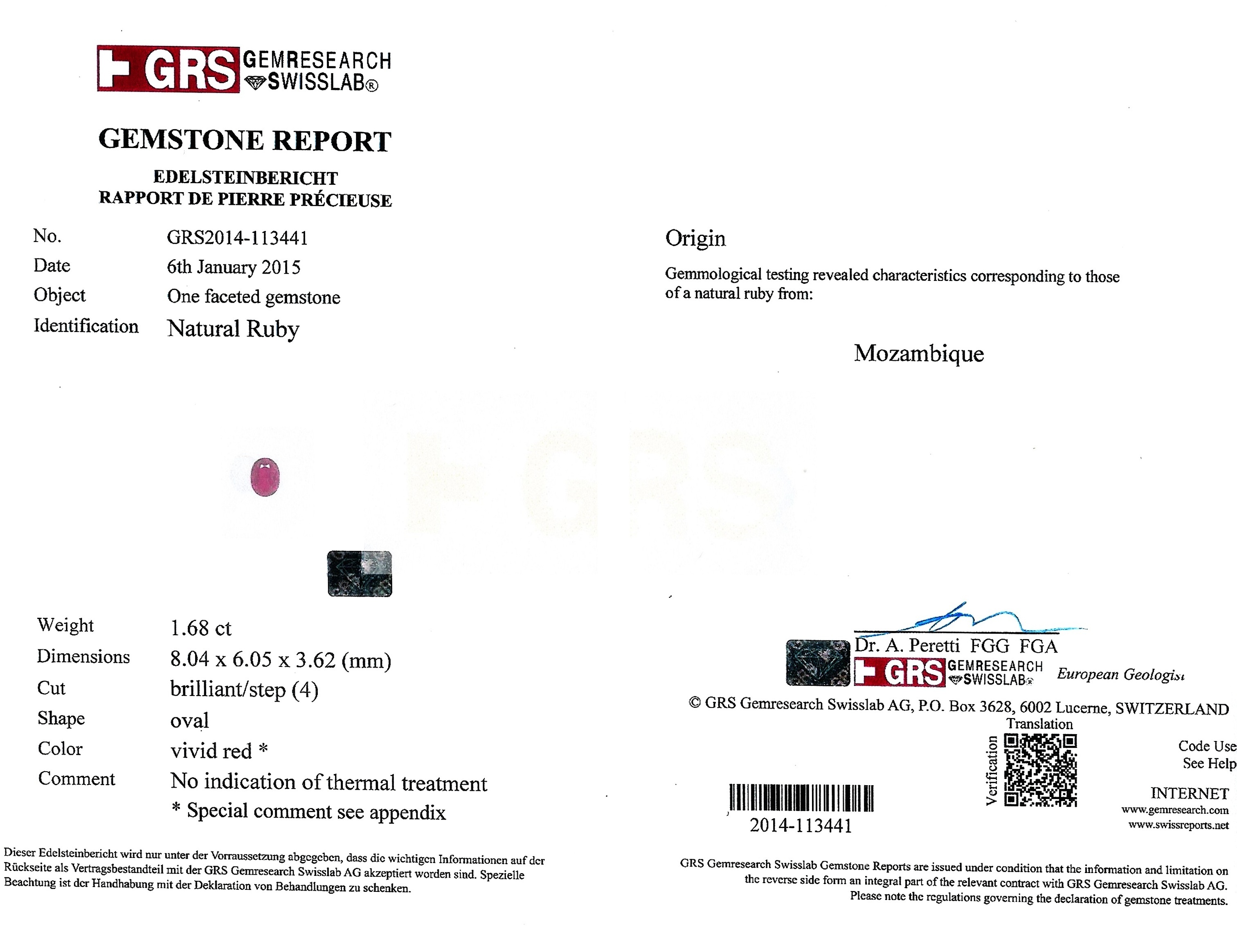 3.21 Ct.Tw. Ruby Pair from Mozambique