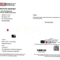 3.21 Ct.Tw.Total Carat Weight Ruby Pair from Mozambique Scan Report