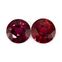 2.23 Ct.Tw.Total Carat Weight Ruby Pair from Mozambique Video