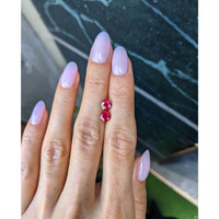 1.62&nbsp;Ct.Tw.Total Carat Weight Ruby Pair from Mozambique Life Style