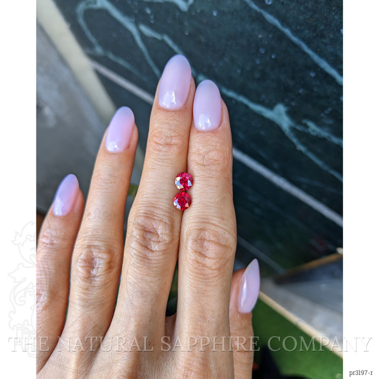 1.62 Ct.Tw. Ruby Pair from Mozambique