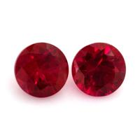 1.78 Ct.Tw.Total Carat Weight Ruby Pair from Mozambique Video