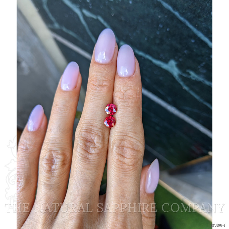 1.78 Ct.Tw. Ruby Pair from Mozambique