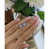 6.02&nbsp;Ct.Tw.Total Carat Weight Grey Star Sapphire Pair from Ceylon (Sri Lanka) Life Style