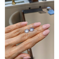 6.02&nbsp;Ct.Tw.Total Carat Weight Grey Star Sapphire Pair from Ceylon (Sri Lanka) Life Style