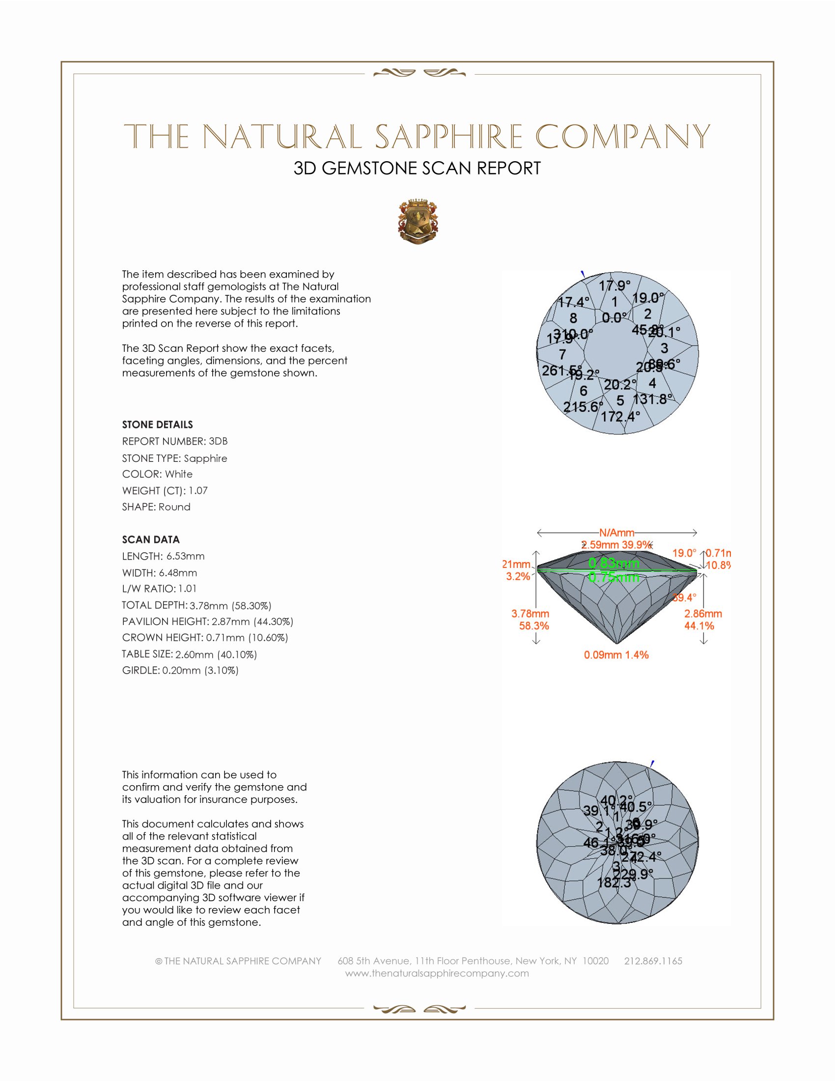2.16 Ct.Tw. White Sapphire Pair from Ceylon (Sri Lanka)