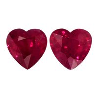 4.07 Ct.Tw.Total Carat Weight Ruby Pair from Burma (Myanmar) Video