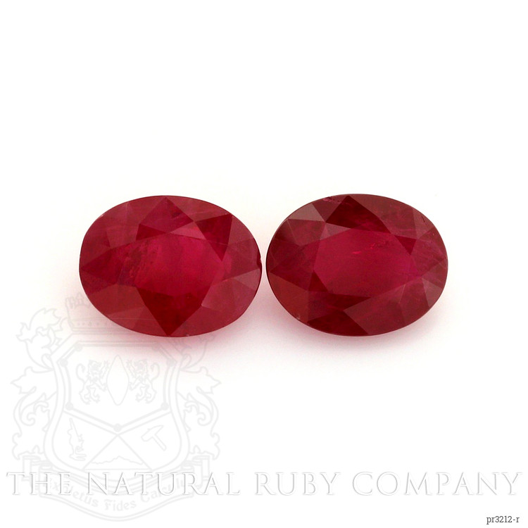 4.15 Ct.Tw. Ruby Pair from Burma (Myanmar)