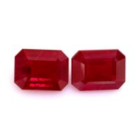 4.24&nbsp;Ct.Tw.Total Carat Weight Ruby Pair from Burma (Myanmar) Video