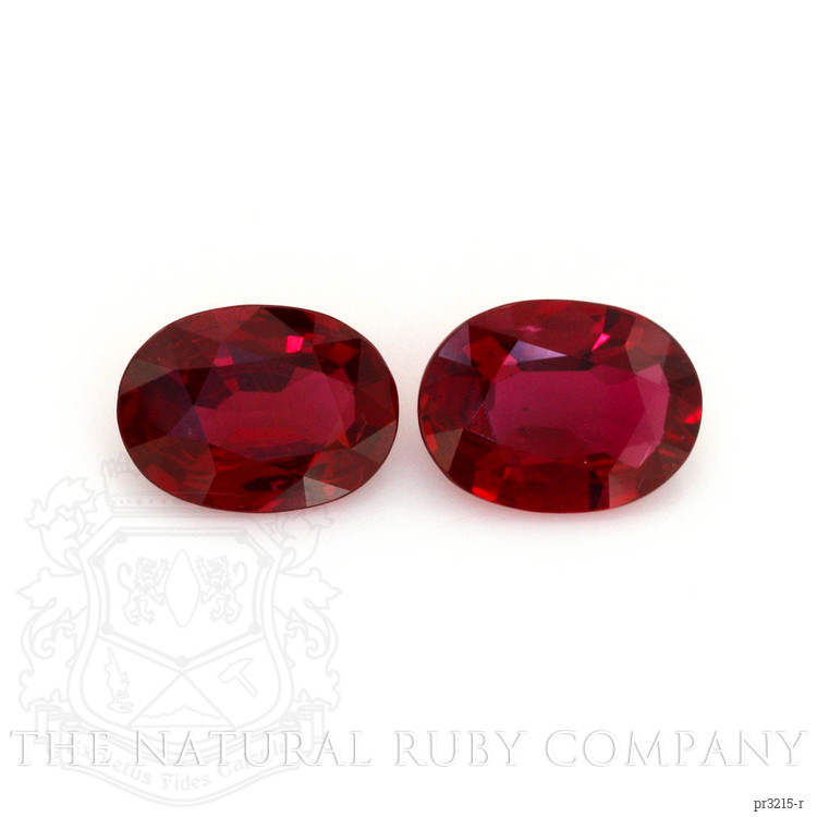 3.20 Ct.Tw. Ruby Pair from Mozambique
