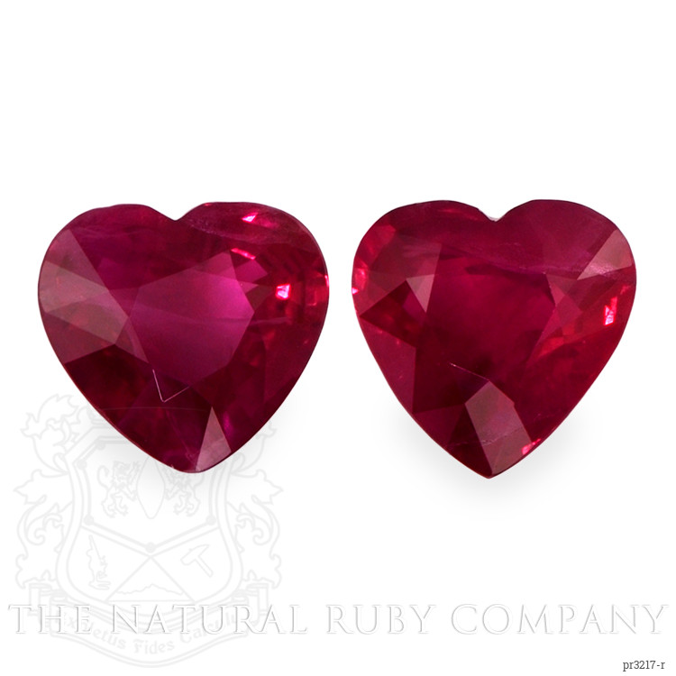 2.91 Ct.Tw. Ruby Pair from Mozambique