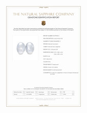 3.94 Ct.Tw.Total Carat Weight Grey Star Sapphire Pair from Ceylon (Sri Lanka) Scan Report