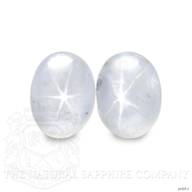 3.94 Ct.Tw. Grey Star Sapphire Pair from Ceylon (Sri Lanka)
