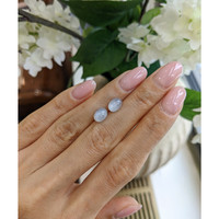 3.94&nbsp;Ct.Tw.Total Carat Weight Grey Star Sapphire Pair from Ceylon (Sri Lanka) Life Style