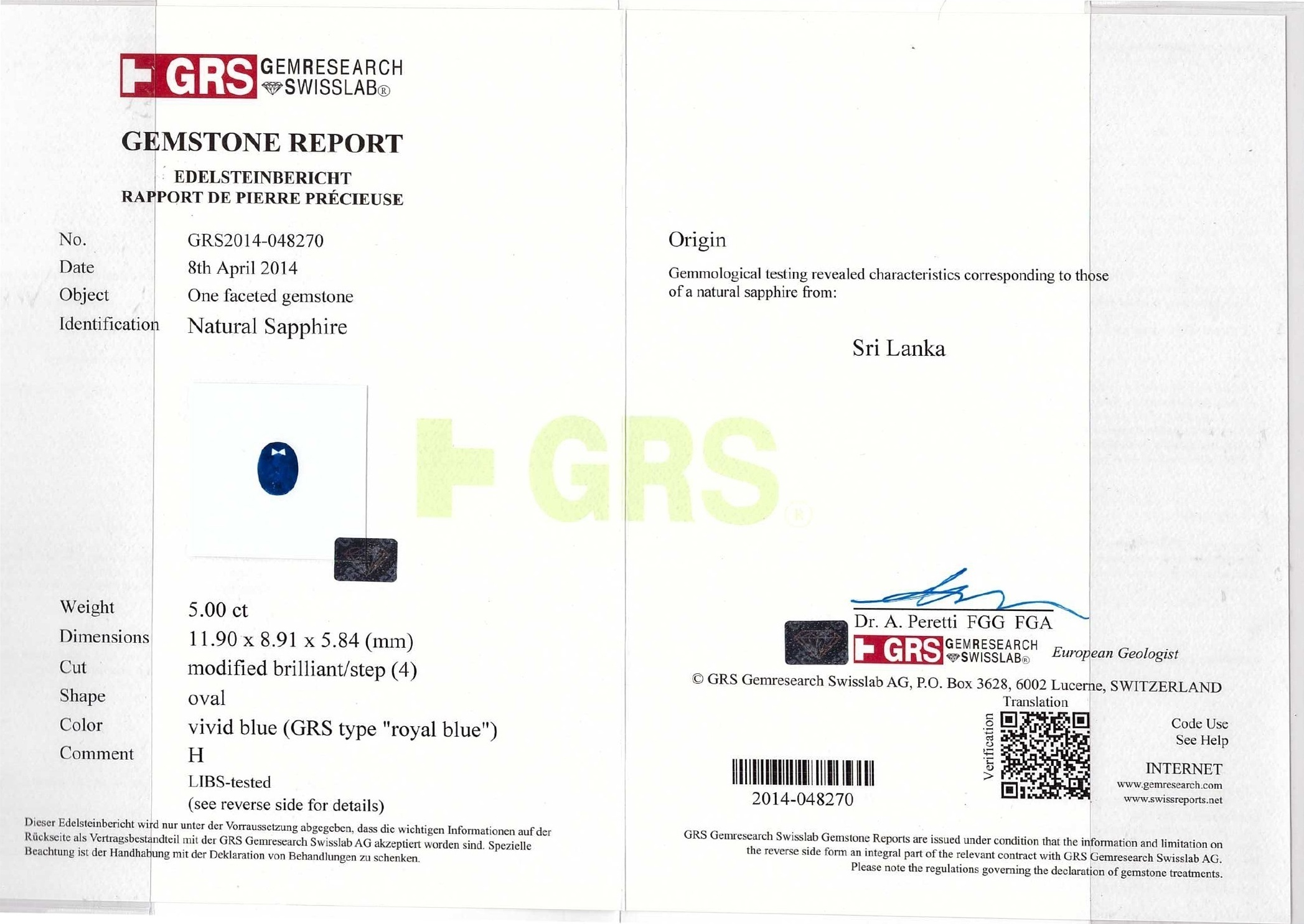 10.01 Ct.Tw. Blue Sapphire Pair from Ceylon (Sri Lanka)