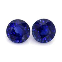 9.07&nbsp;Ct.Tw.Total Carat Weight Blue Sapphire Pair from Ceylon (Sri Lanka) Video
