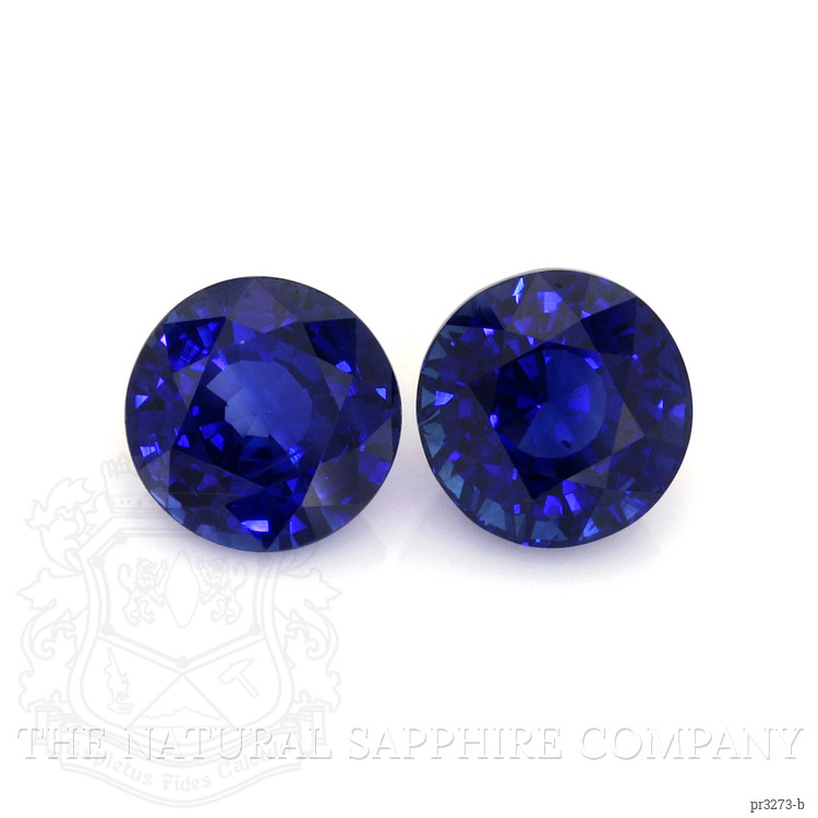 9.07 Ct.Tw. Blue Sapphire Pair from Ceylon (Sri Lanka)