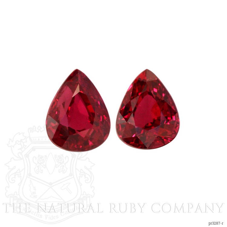 2.89 Ct.Tw. Ruby Pair from Mozambique