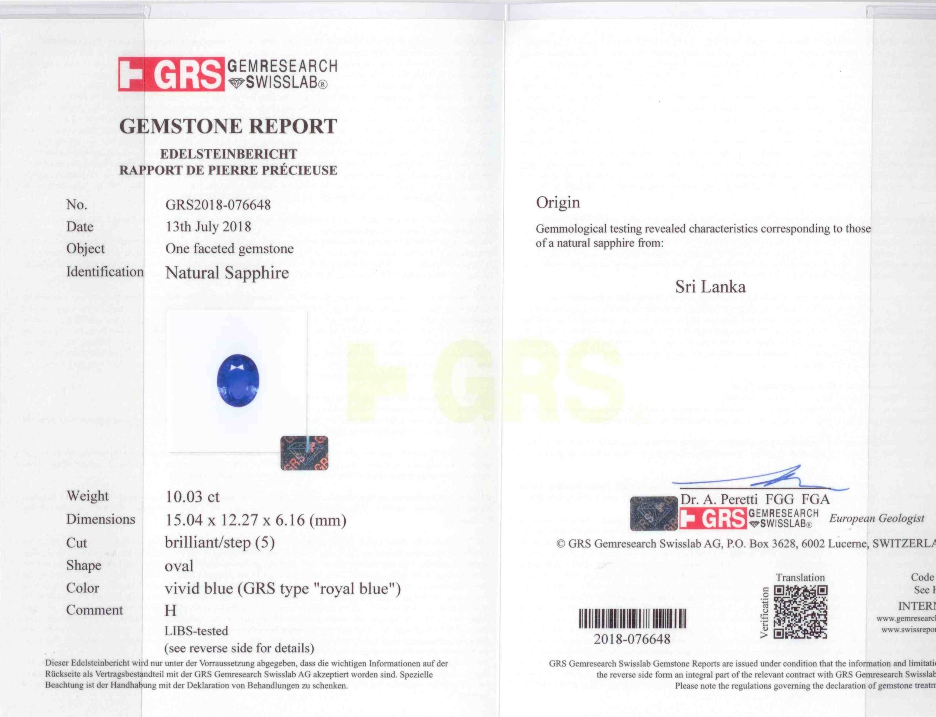 20.07 Ct.Tw. Blue Sapphire Pair from Ceylon (Sri Lanka)