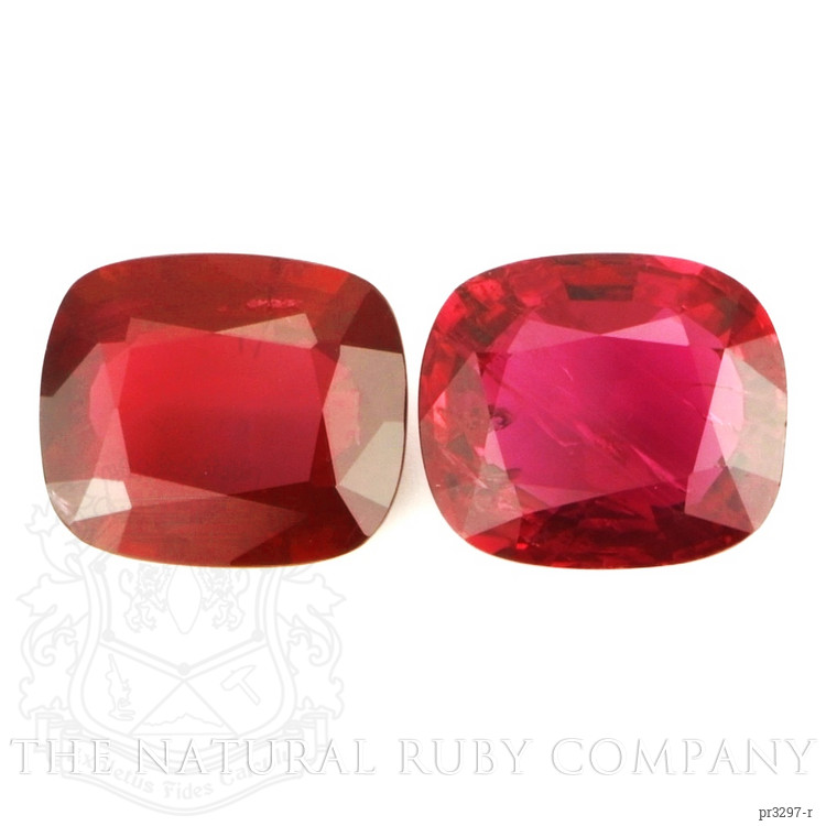 4.35 Ct.Tw. Ruby Pair from Mozambique